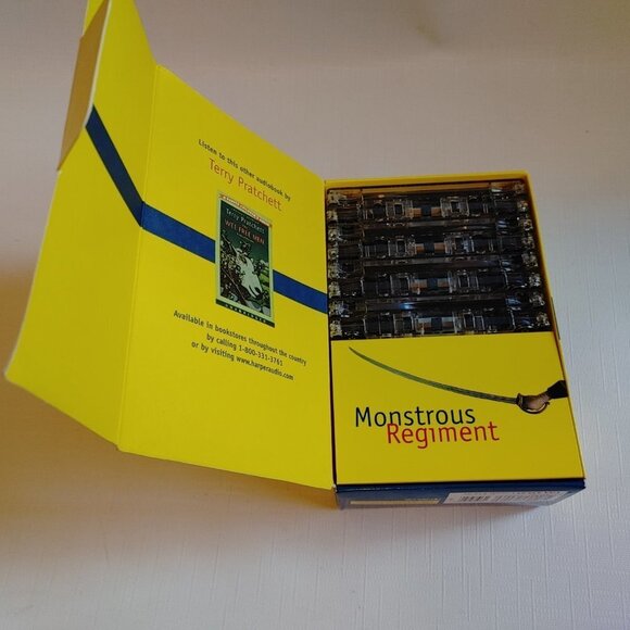 Terry Pratchett Monstrous Regiment Audio Book on Cassette 8 Cassettes - Picture 6 of 6